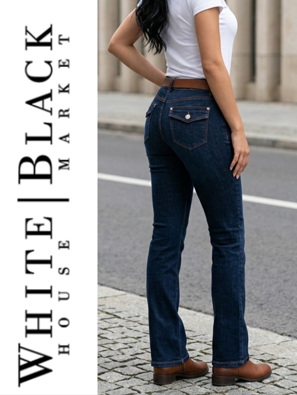 WHBM Skinny Flare Jeans